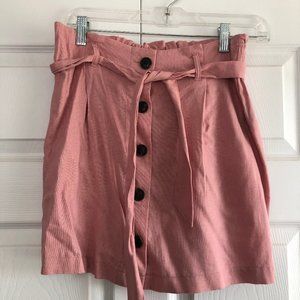 Cisno Linen mini skirt